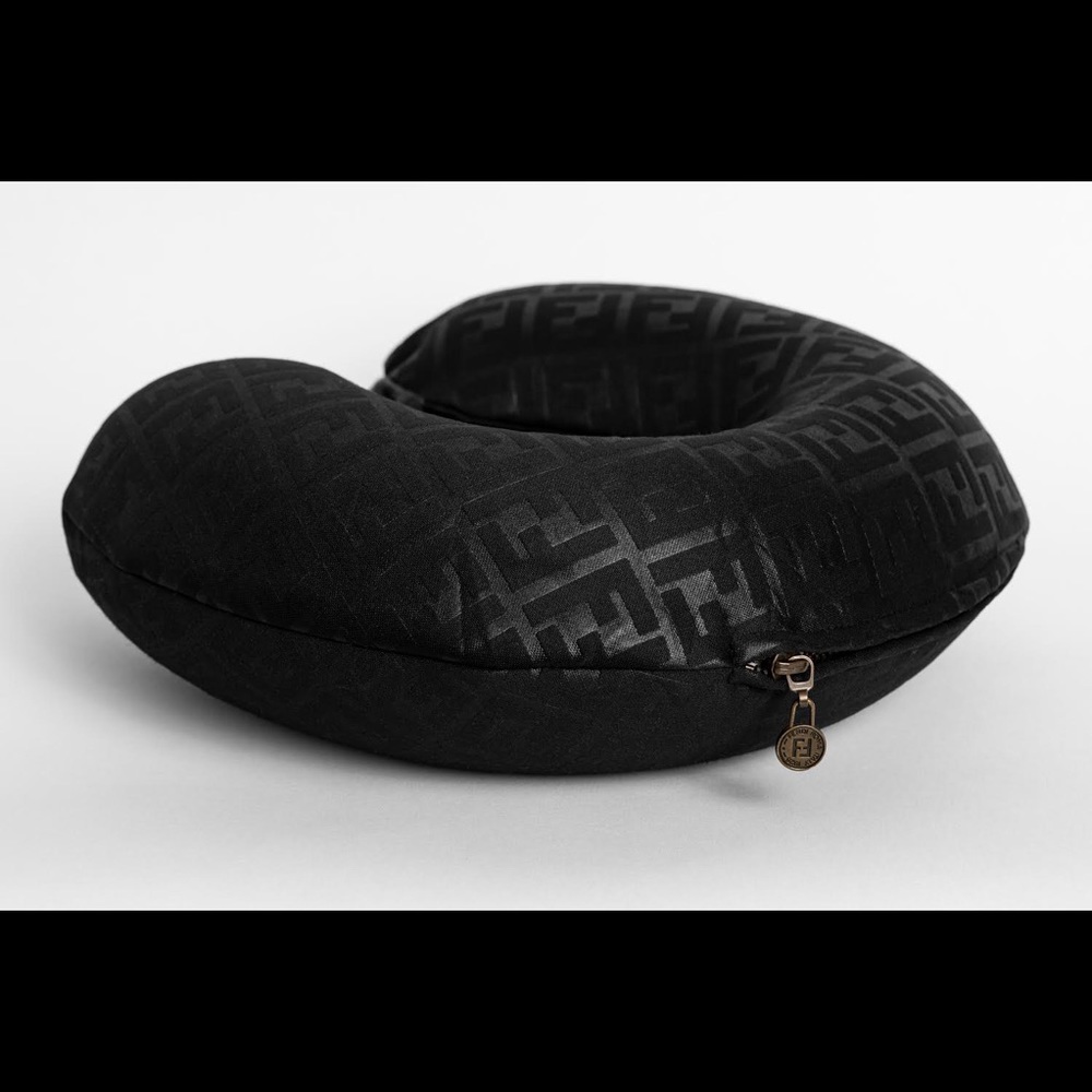Authentic fendi handcrafted neckpillow